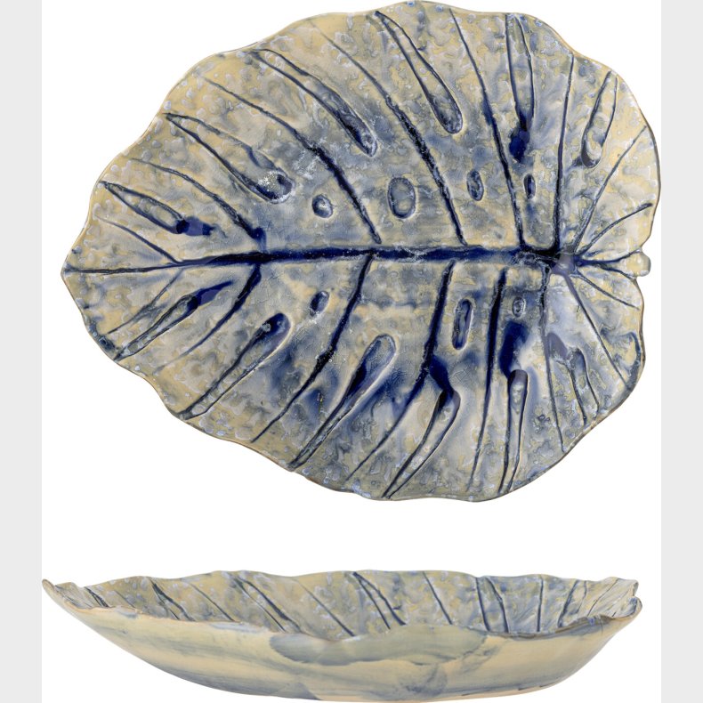 Creative Collection - Rowan Serveringsfad - Bl - Stentj Keramik