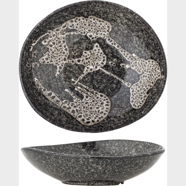 Creative Collection - Sway Sk�l - Gr� - Stent�j Keramik - � 24 Cm