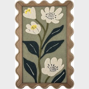 Creative Collection - Talan Illustration Med Ramme - Multifarvet - Mdf