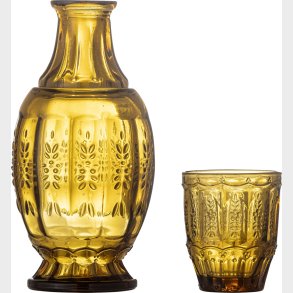 Creative Collection - Theon Karaffel Og Glas - Brun - Glas - 2 Dele