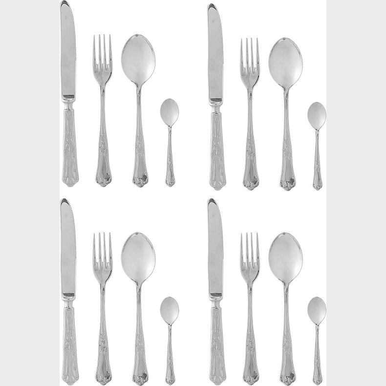 Creative Collection - Tilly Bestik - S�lv - Rustfri St�l - S�t Med 16