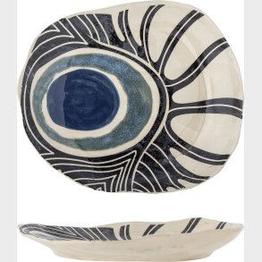 Creative Collection - Yamato Serveringsfad I Keramik - Bl - Stentj