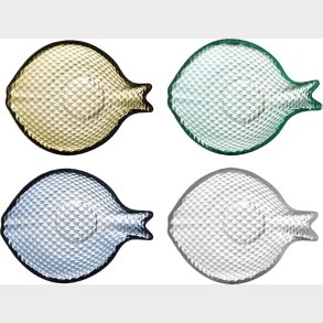 Creative Collection - Yuta Sk�le - Multifarvet - Glas - 4 Stk.