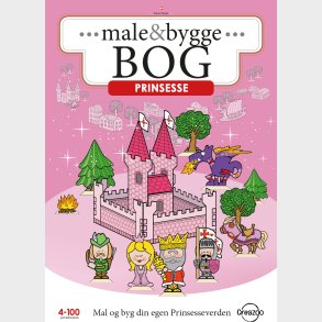 Creazoo Male Og Byggebog A4 Prinsesser - Bog