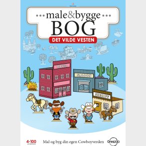 Creazoo Male Og Byggebog A4 Vilde Vesten - Bog
