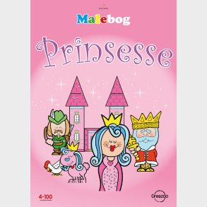 Creazoo Malebog Prinsesse A4 16 Sider - Bog