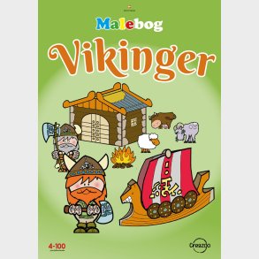 Creazoo Malebog Vikinger A4 16 Sider - Bog