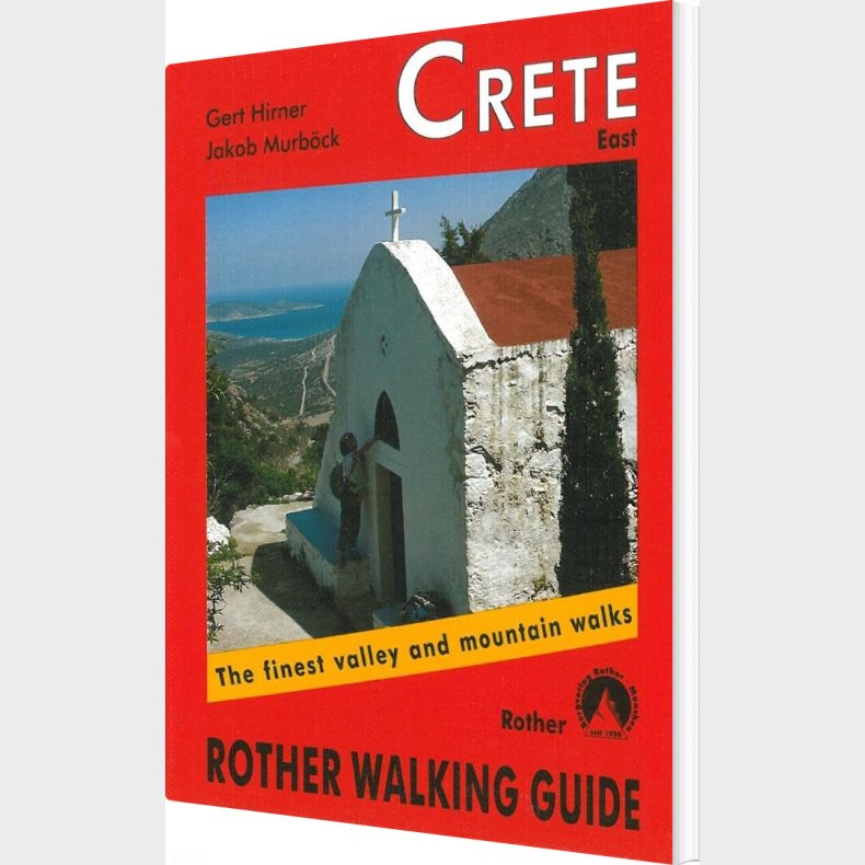 Crete East - Rother Walking Guide - Gert Hirner - English Book