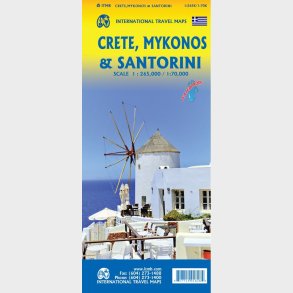 Crete, Mykonos & Santorini - English book