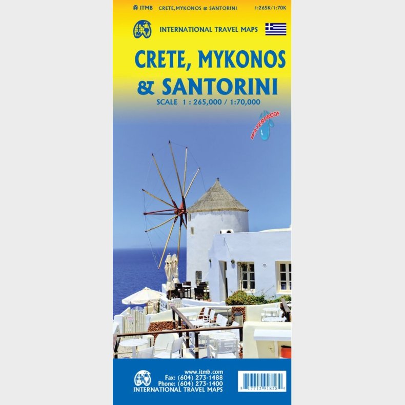 Crete, Mykonos & Santorini - English book