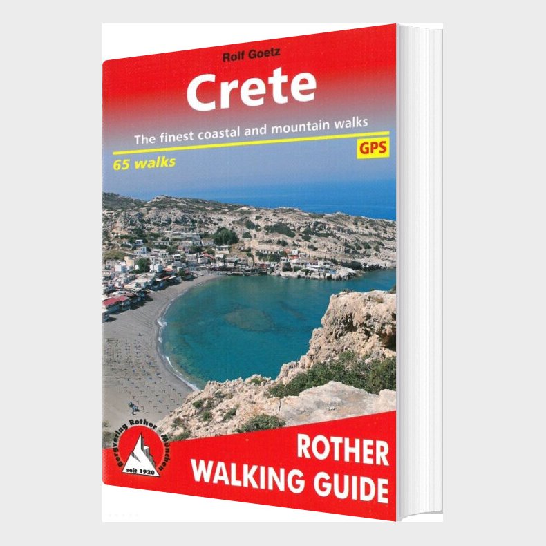 Crete - Rother Walking Guide - Rolf Goetz - English Book