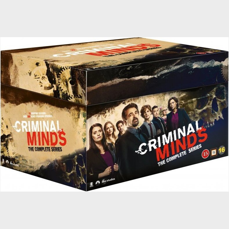 Criminal Minds - Sson 1-15 - Den Komplette Samling - DVD - Tv-serie