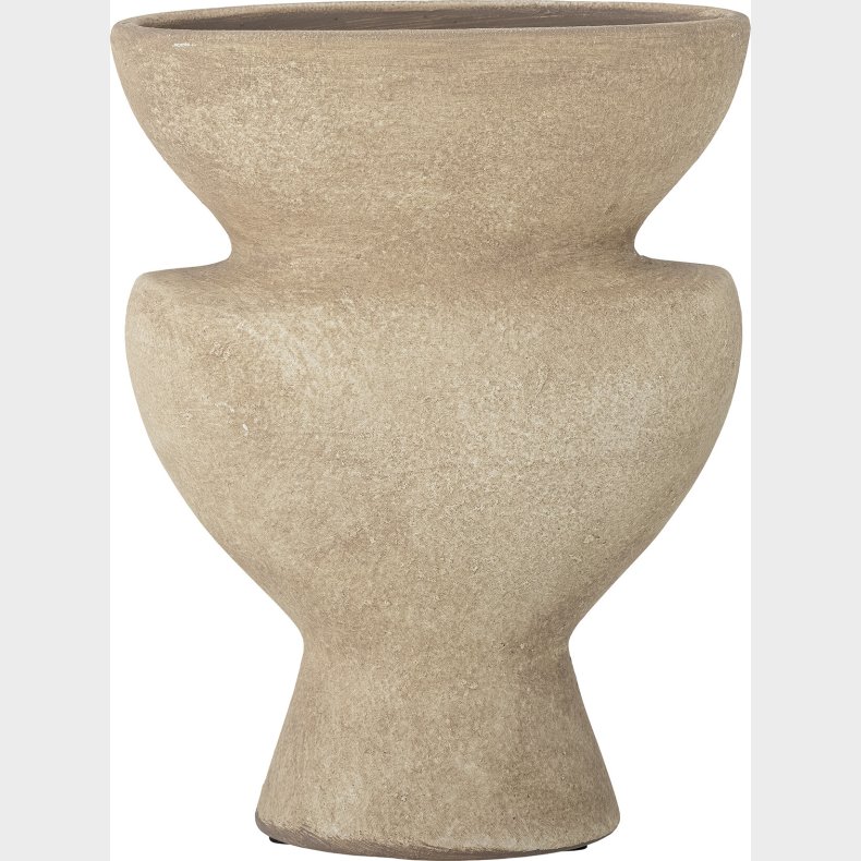 Bloomingville - Cristel Deko Vase - Natur - Terrakotta - H 19 Cm