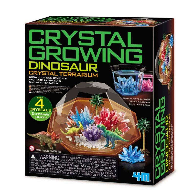 4M | Krystaldyrkning - Dinosaurterrarium