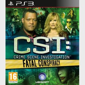 Csi: Crime Scene Investigation - Fatal Conspiracy - PS3