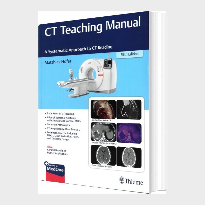 Ct Teaching Manual: A Systematic Approach To Ct Reading - Matthias Hofer - English Book