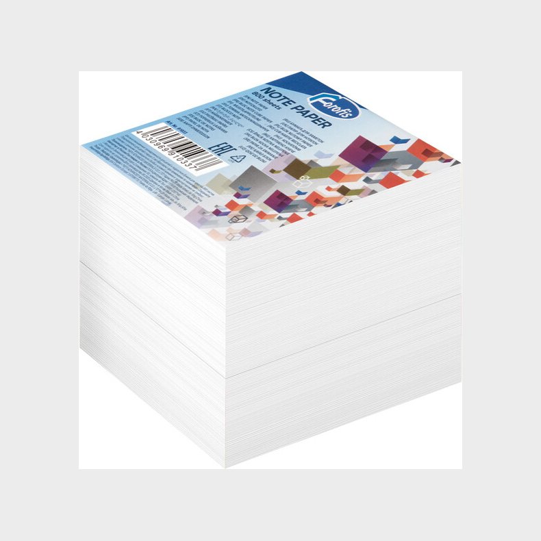 Cube Refill 85 X 85 Mm - Hvidt Papir - Centrum