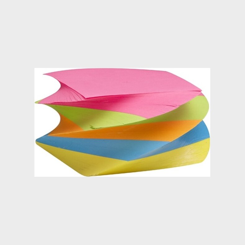 Cube - Spiral Kulrt Papir 85 X 85 Mm - Bright Office