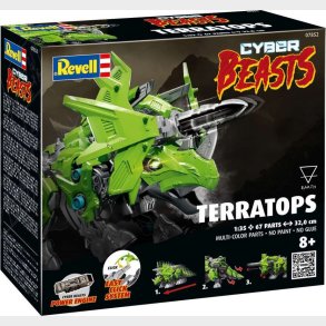 Revell - Cyberbeasts Terratops Byggest - 1:35 - 07852