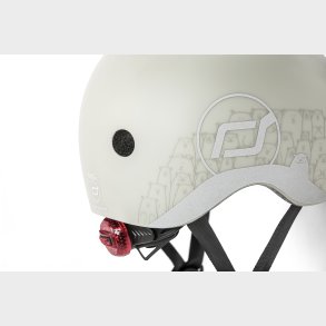 Scoot & Ride | Cykelhjelm til baby, 45-51 cm - Reflekterende Ash