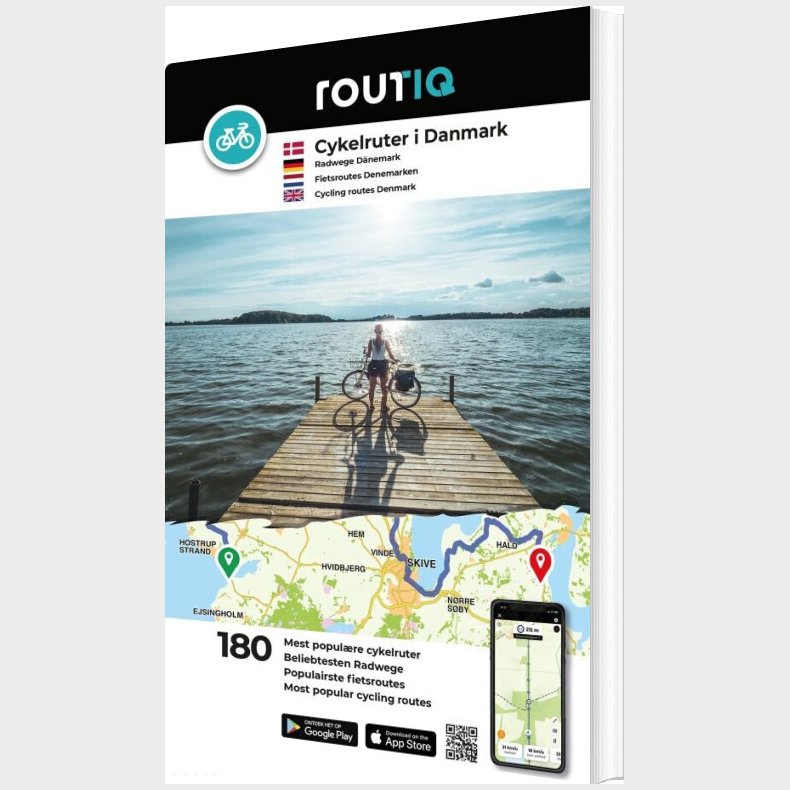 Cykelruter I Danmark: 180 Mest Popul�re Cykelruter - English book