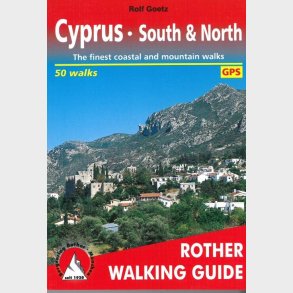 Cyprus - South & North - Rother Walking Guide - Rolf Goetz - English Book