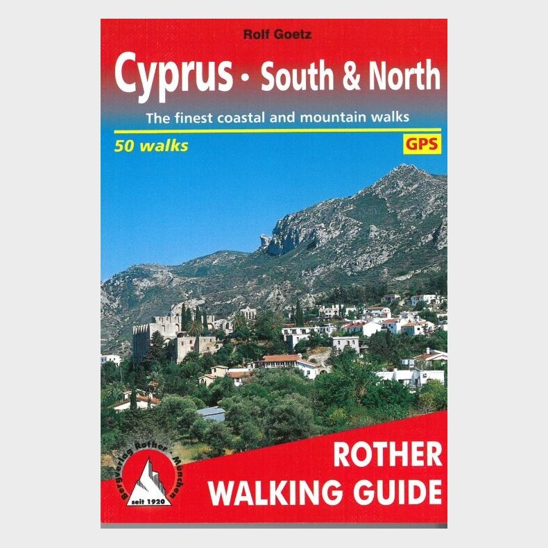 Cyprus - South & North - Rother Walking Guide - Rolf Goetz - English Book