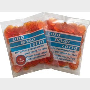 Dkbrikker Til Banko - Transparente - 100