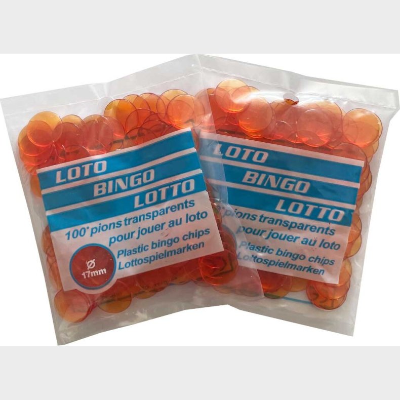 Dkbrikker Til Banko - Transparente - 100