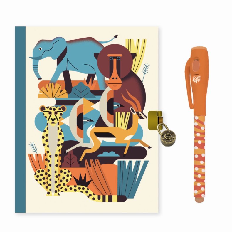 Djeco | Dagbog med ls og magisk pen - Owen