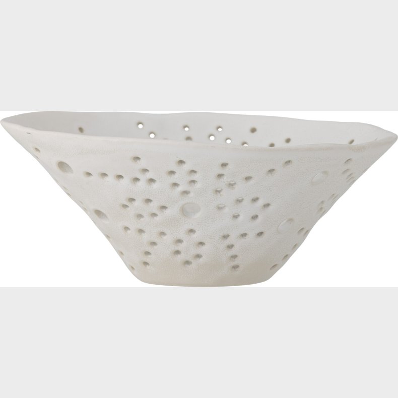 Bloomingville - Dalena Deko Skl - Hvid - Stentj Keramik