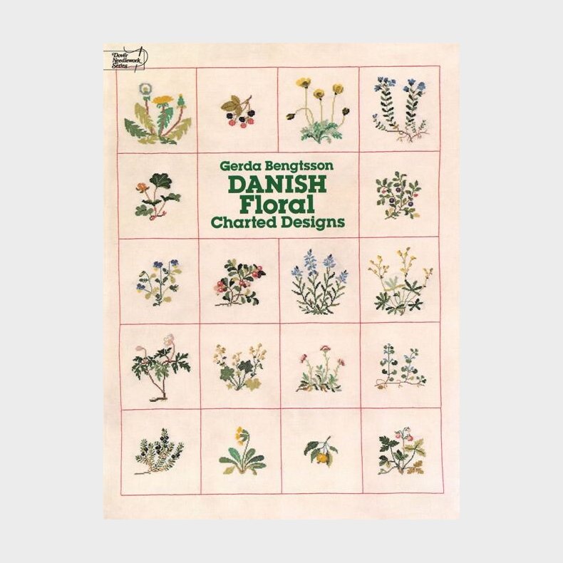Danish Floral Charted Designs - Gerda Bengtsson - English Book