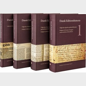 Dansk Editionshistorie - Bind 1-4 - Britta Olrik Frederiksen - Bog