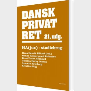 Dansk Privatret Ha Jur. - 21. Udgave - Camilla H�rby Jensen - Bog