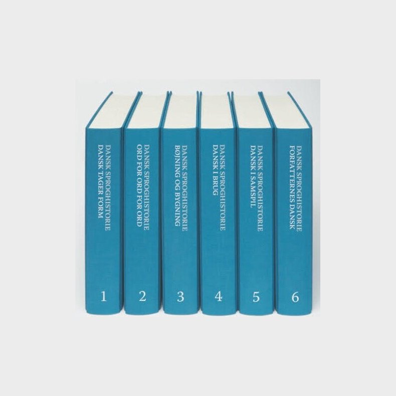 Dansk Sproghistorie 1-6 - Bent J�rgensen - Bog