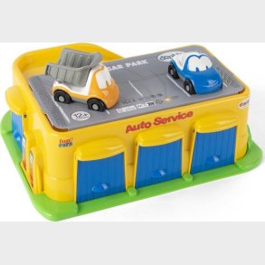 Dantoy - Funcars Leget�js Autoservice Parkeringshus - Med 2 Biler