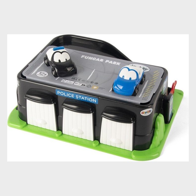 Dantoy - Funcars Park Politi - 2 Biler