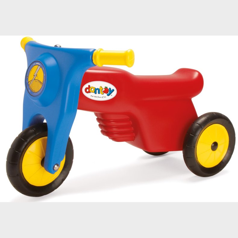 Dantoy motorcykel med gummihjul