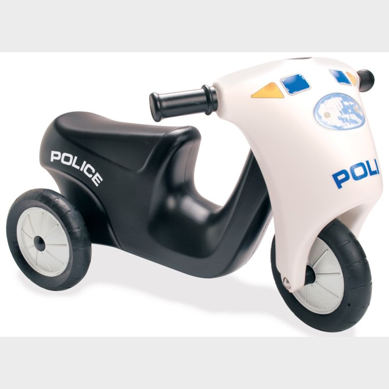 Dantoy Politi Motorcykel med gummihjul