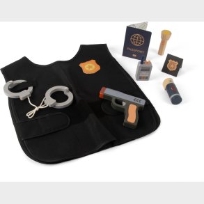 Dantoy - Politiudstyr Til Brn - Tr - 7 Dele