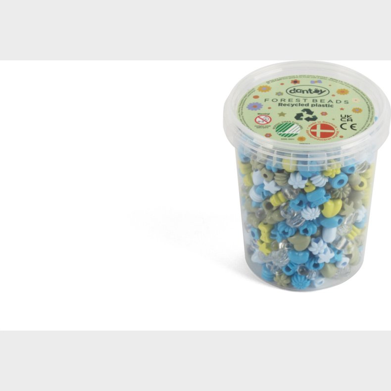 Dantoy - Perler Til Smykker - Skov - Genanvendt Plast - 520 Stk