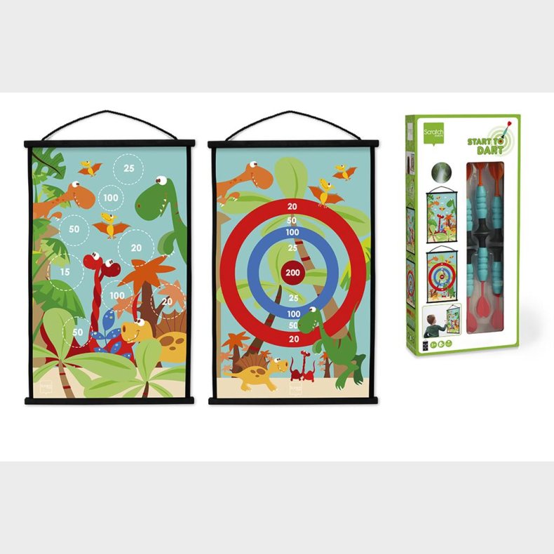 Scratch | Dart med sugekopper - Dinosaur