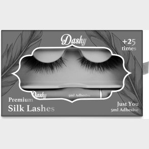 Dashy - Premium Silk Lashes + 5 Ml Adhesive Just You - Kunstige jenvipper