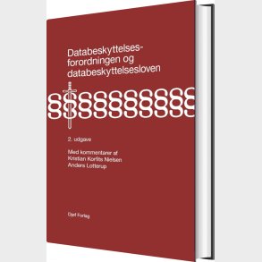 Databeskyttelsesforordningen Og Databeskyttelsesloven - Kristian Korfits Nielsen - Bog