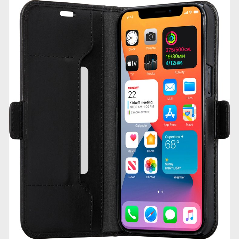 Dbramante1928 - Copenhagen Slim Flip Case - Black - Iphone 12 Pro Max