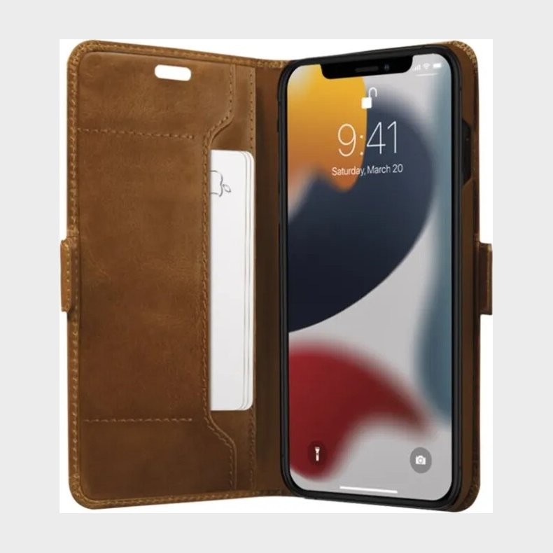 Dbramante1928 - Slim Flip Cover - Iphone 13 Pro Max - Copenhagen - Tan