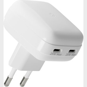 Dbramante1928 - Re-charge Pro - Eu Flat Wall Charger 2xusb-c 25w-w