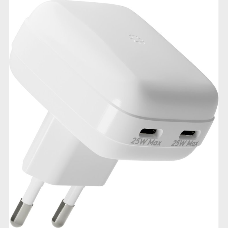 Dbramante1928 - Re-charge Pro - Eu Flat Wall Charger 2xusb-c 25w-w