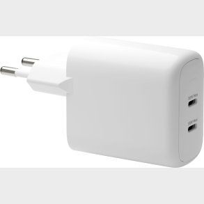 Dbramante1928 - Re-charge Pro - Eu Vgoplader - 2x Usb-c 30w - Hvid