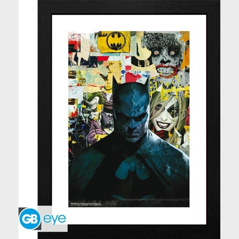 Dc Comics - Framed Print Batman (30x40) X2